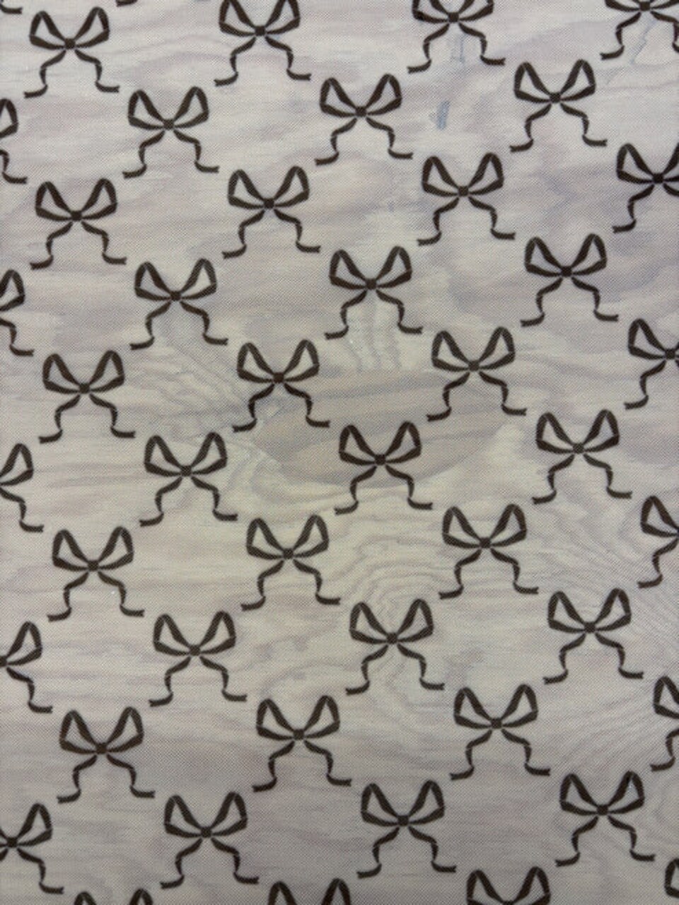 1 Yard Four-Way Stretch Bow Print Mesh Stretch Fabric for Costumes and Dancewear